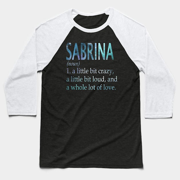 Sabrina Baseball T-Shirt by The Curious Cats Podcasts